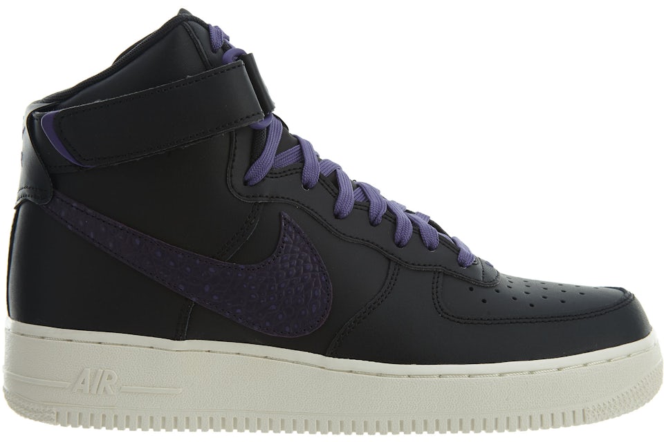 Nike air force 1 black and purple Clearance
