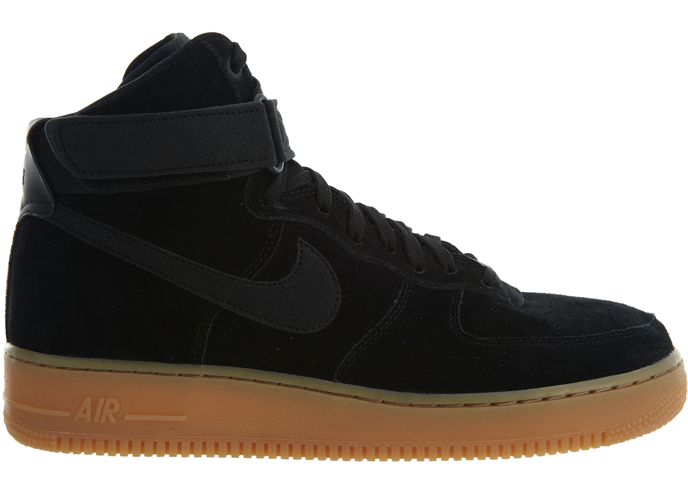 Nike black suede air force Clearance