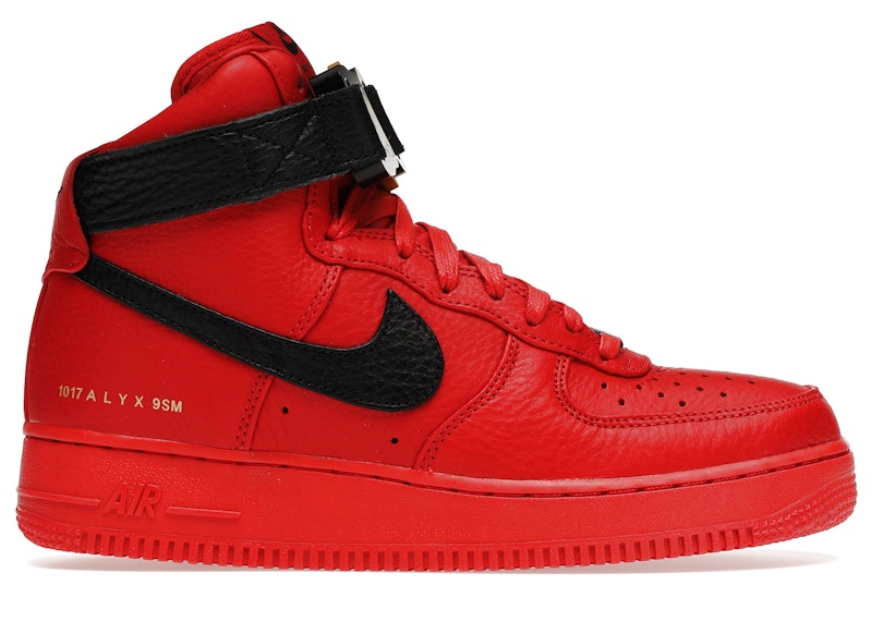 Nike Air Force 1 High 1017 ALYX 9SM Red Black Men's - CQ4018-601 - US