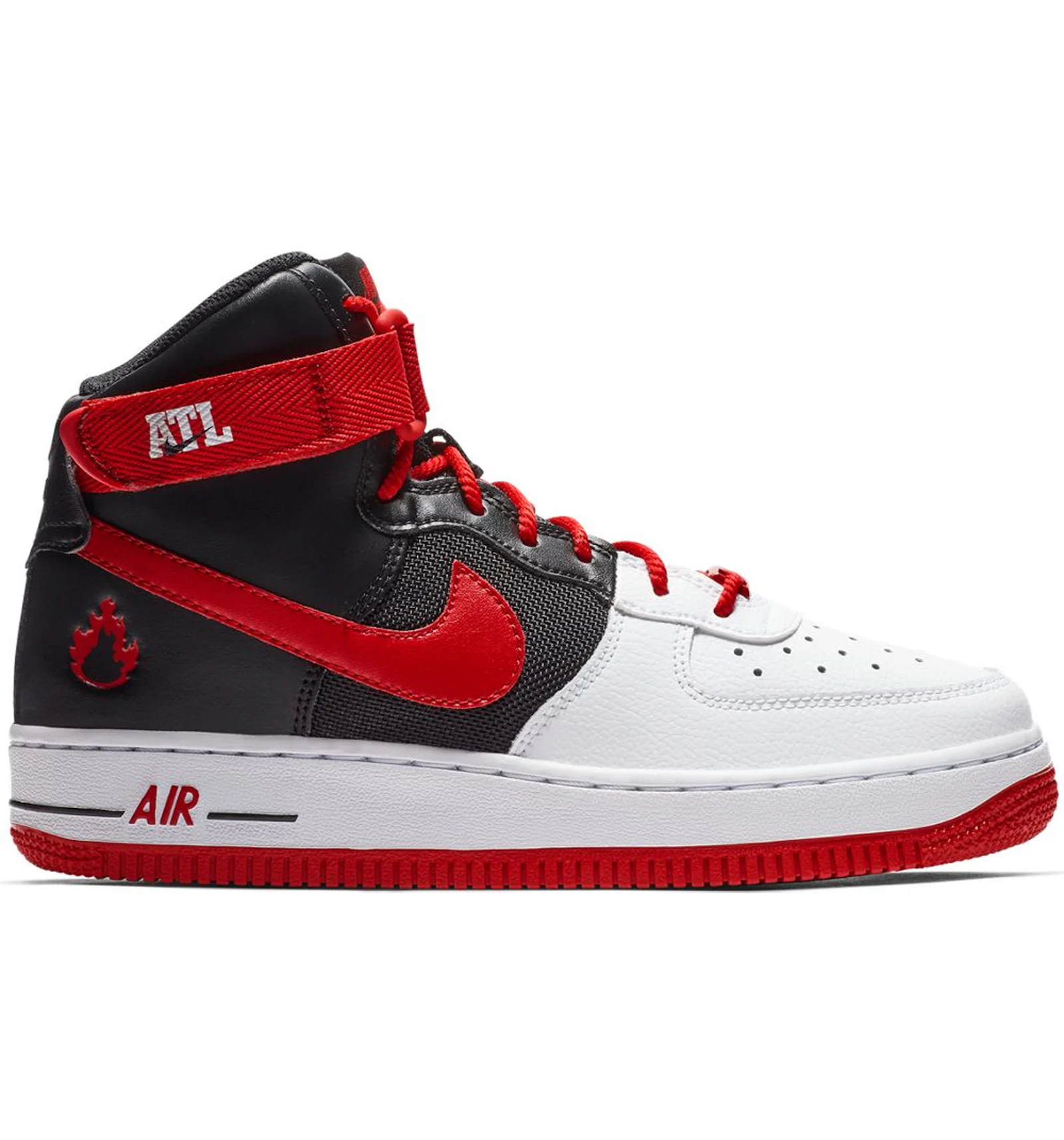 Nike air force 1 high red black Clearance