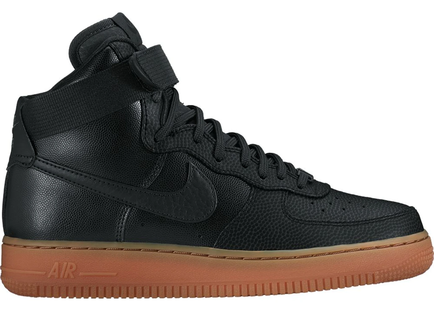 Nike Air Force High Black Dark Grey Gum (Women's) 860544-002