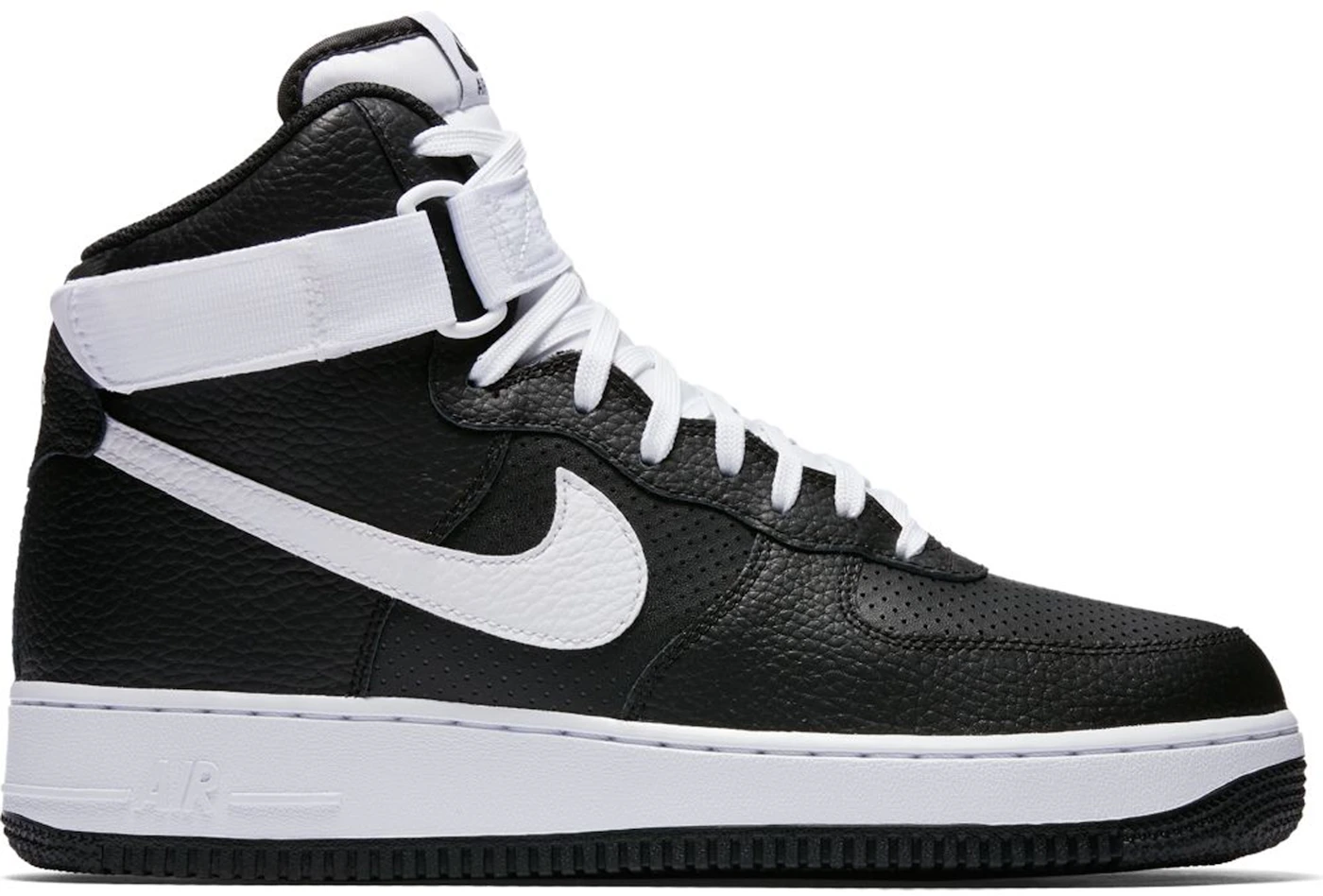 Air force 1 high trainers Nike x Off-White Black size 44 EU in Rubber -  28969320