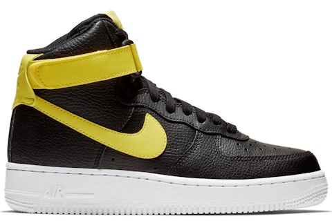Nike Air Force 1 High Negro Amarillo Pulse de mujer 334031 014 US
