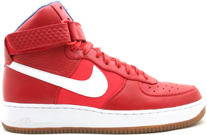 Air force 1 high cheap gym red