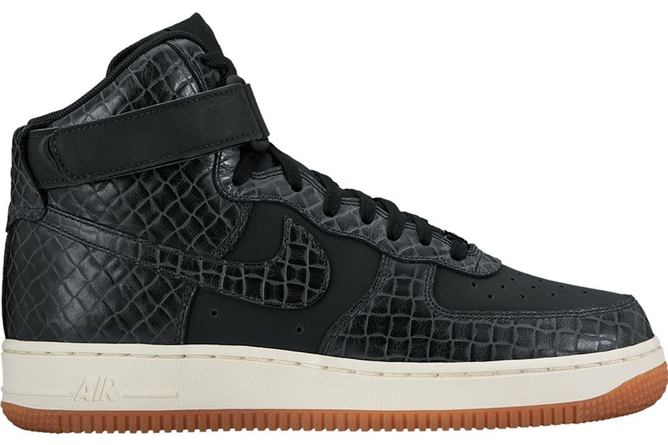 Nike Air Force 1 High Croc Black Gum Women s 654440 009 JP