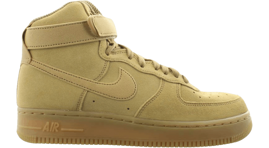 gold air force ones high