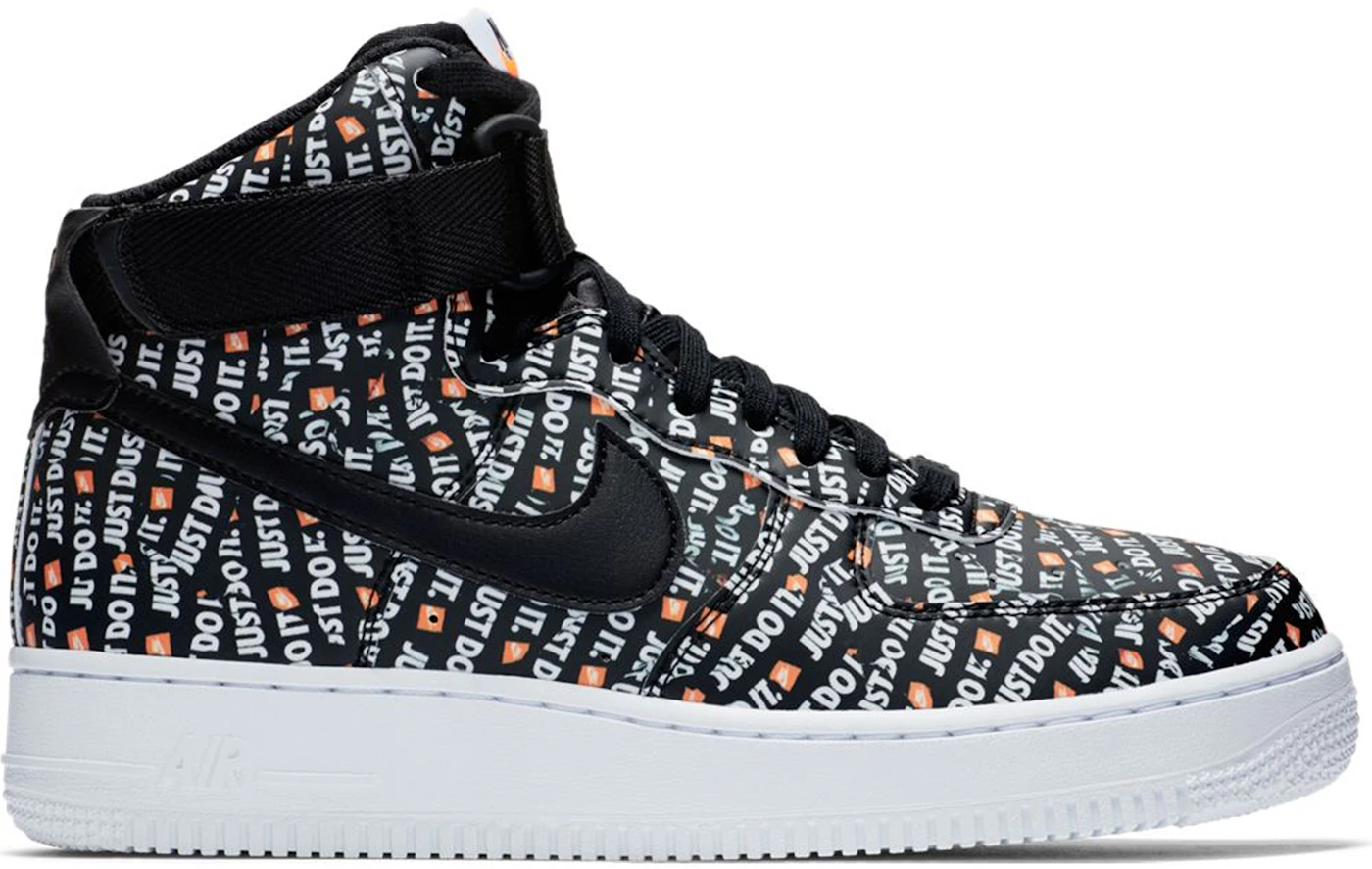 Nike Air Force 1 High Just Do It Pack Black (Women's) - AO5138-001 ...