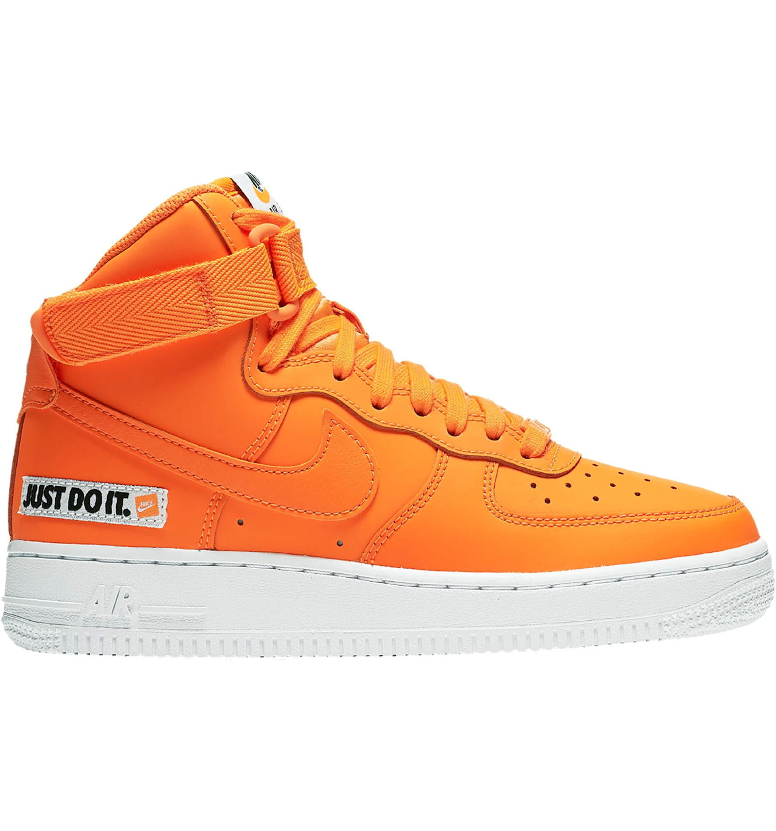 Nike air force top 1 high orange