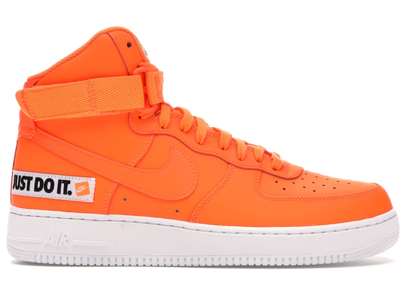 nike just do it air force orange