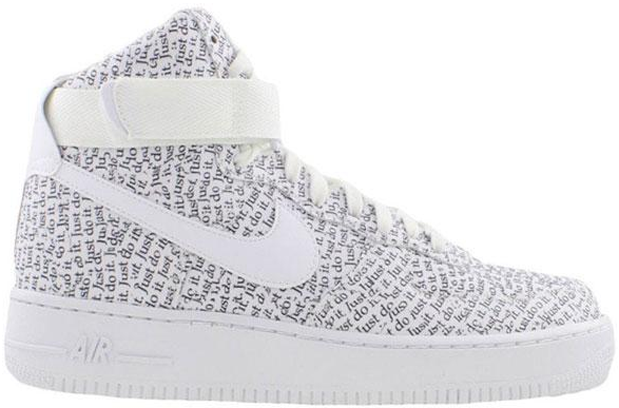 air force 1 high just do it pack black