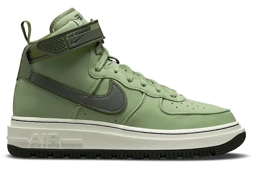 Nike air force 1 high top olive green Clearance