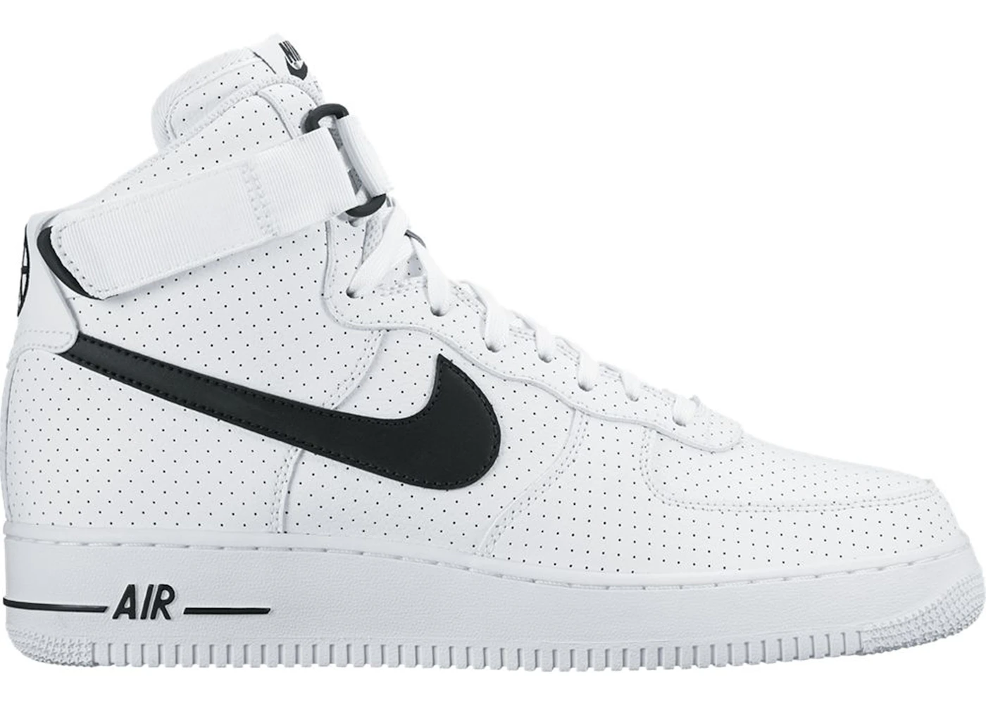 High top air force 1 black and white shop