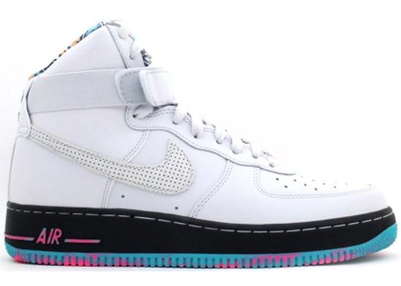 Nike air force top 1 high multicolor