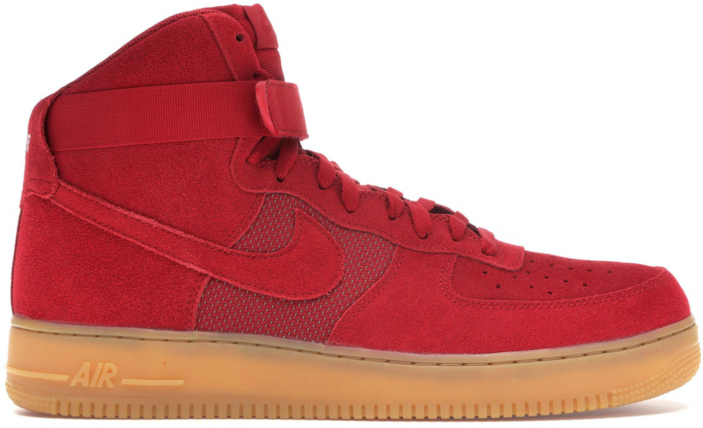 Nike Force High Red Gum Men's - 806403-601 - US
