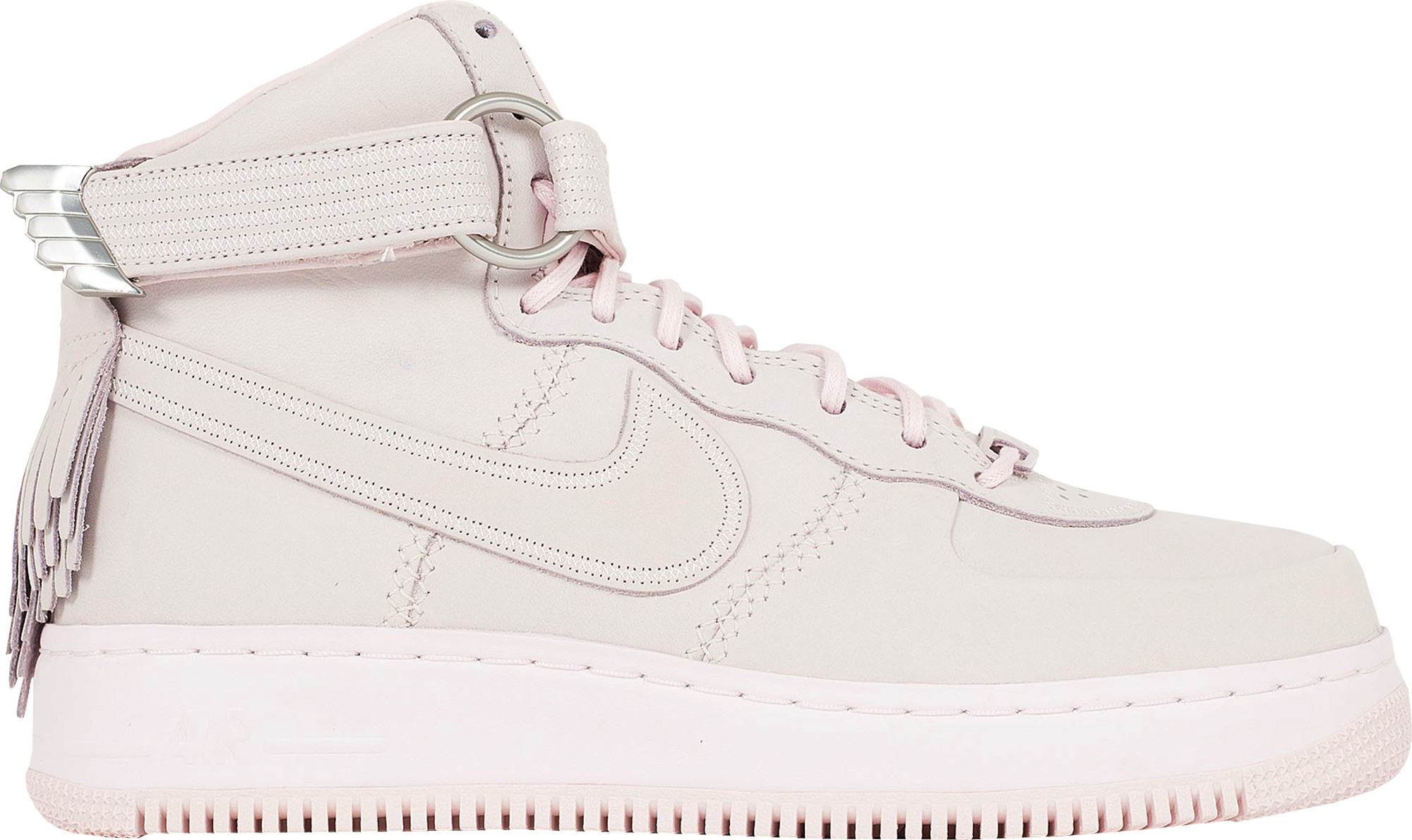 nike air force 1 high all pink