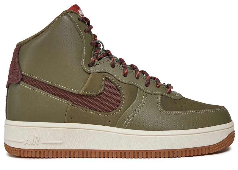 Nike Air Force 1 High Sculpt Wild Medium Olive Earth (Women's) - FB7960-200  - US