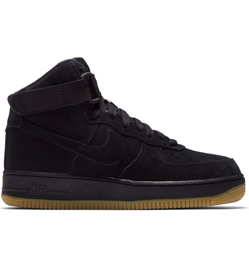 Air force 1 suede black gum discount