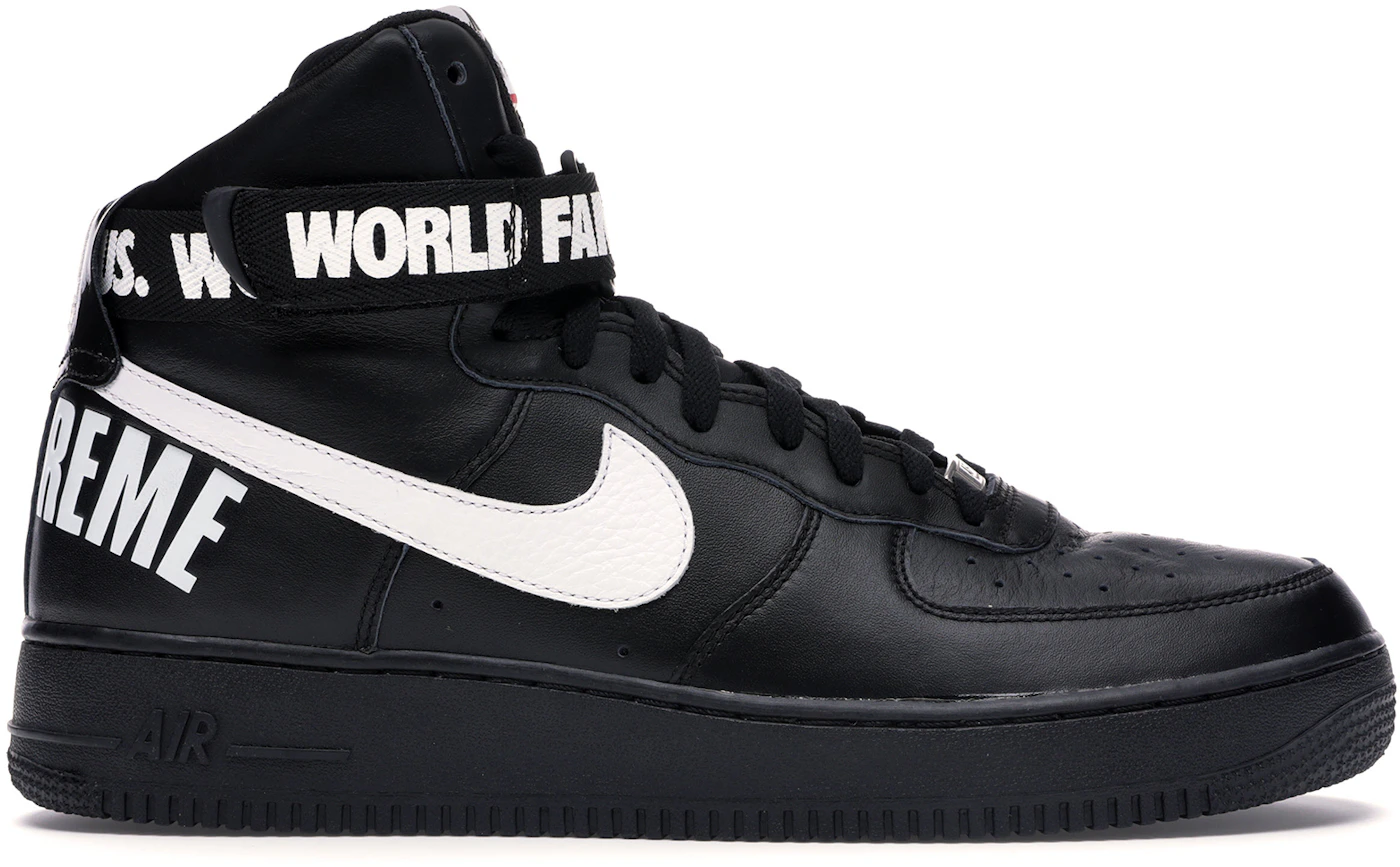 Nike Air Force 1 World Famous Black Men's - 698696-010 US