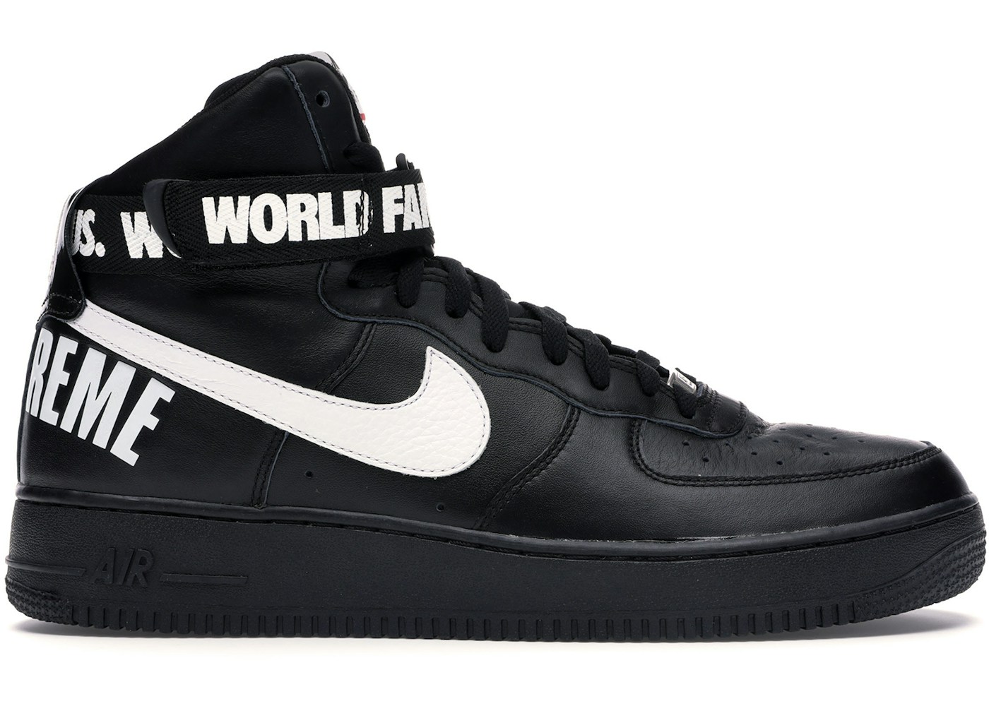 Nike Air Force 1 High Supreme World Famous Black - 698696-010