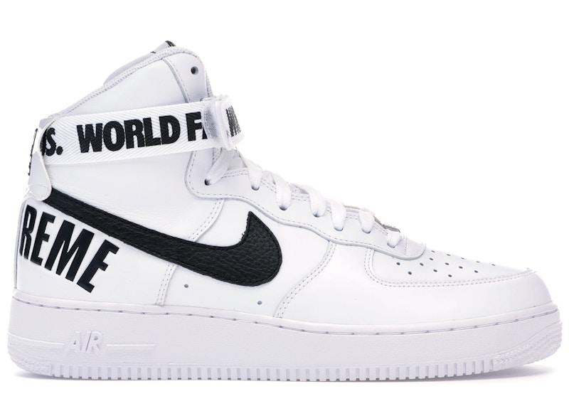 Nike Air Force 1 High Supreme World Famous White Men's - 698696