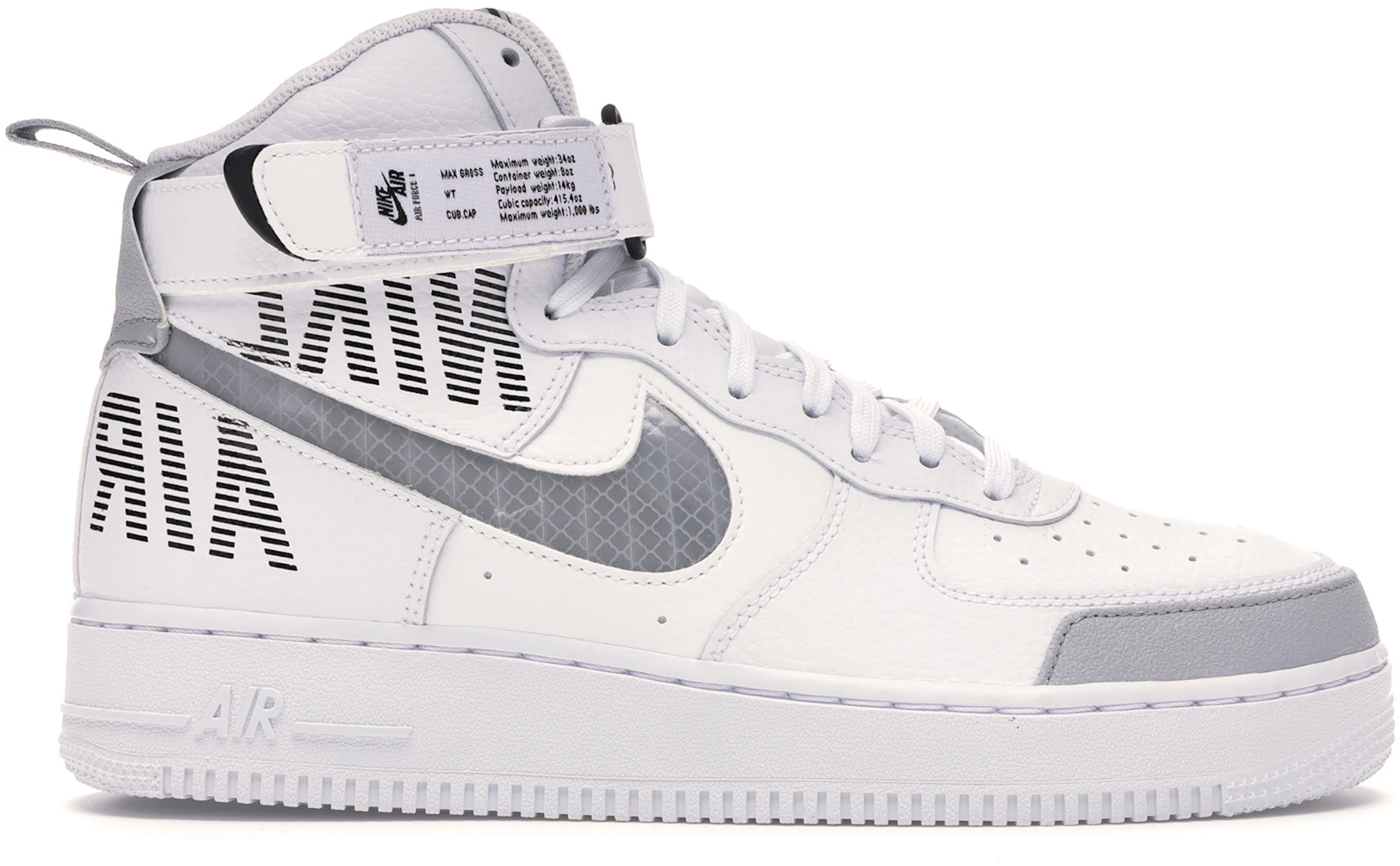 Baars schending Toegepast Nike Air Force 1 High Under Construction White - CQ0449-100 - US