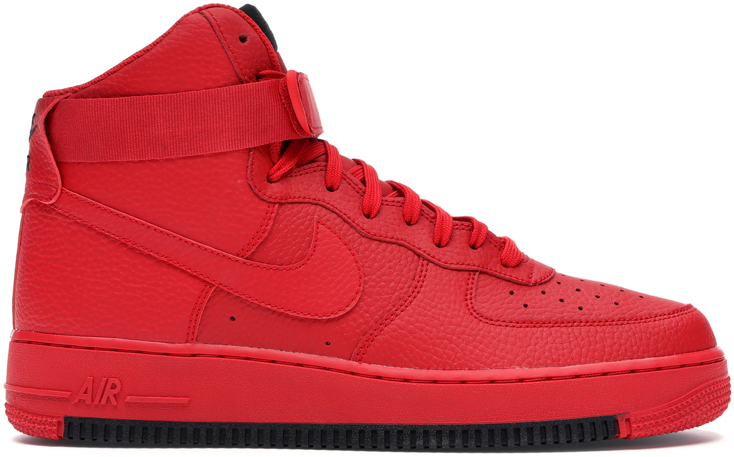 Nike Air Force 1 High University Red Black - AO2440-600 - US