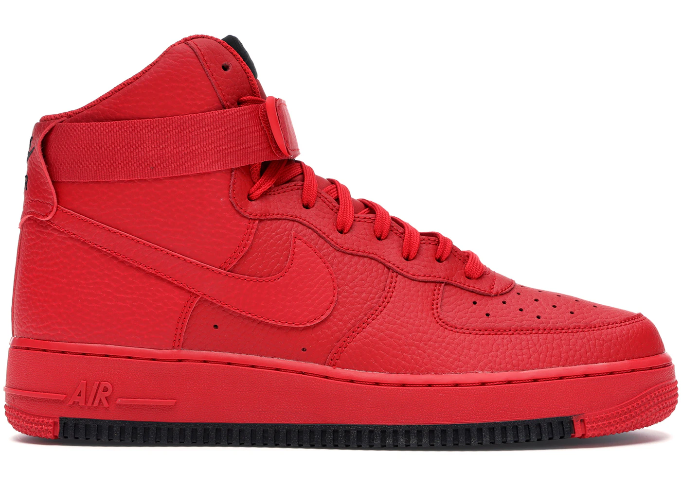 Nike Air Force 1 High University Red Black Men's - AO2440-600 - US