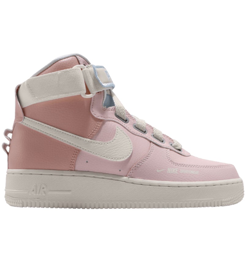 Nike Air Force High Utility “Force is Female” Echo Pink Sail