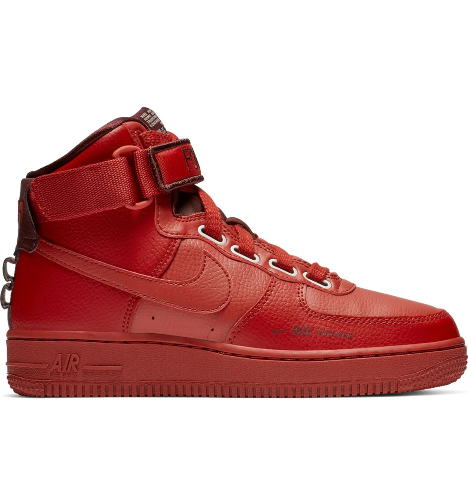 Nike Air Force 1 High Utility Dune Red Women s AJ7311 600 US
