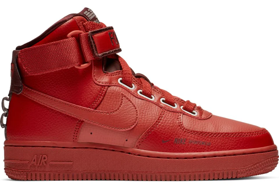 Nike Air Force 1 High Utility Dune Red Women s
