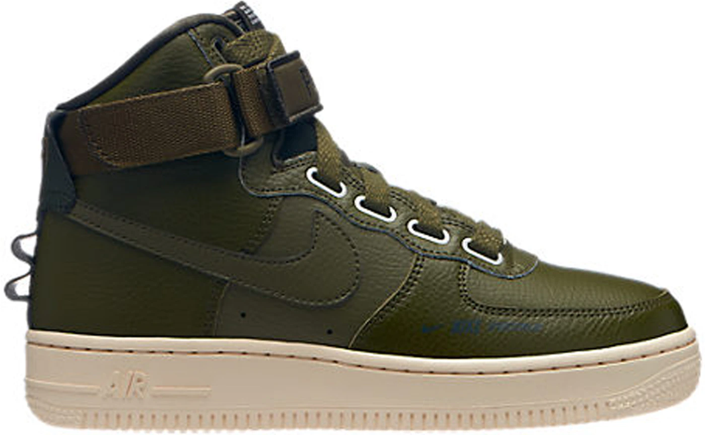 Nike Air Force 1 High Utility Olive Canvas (Women's) - AJ7311-300 - US