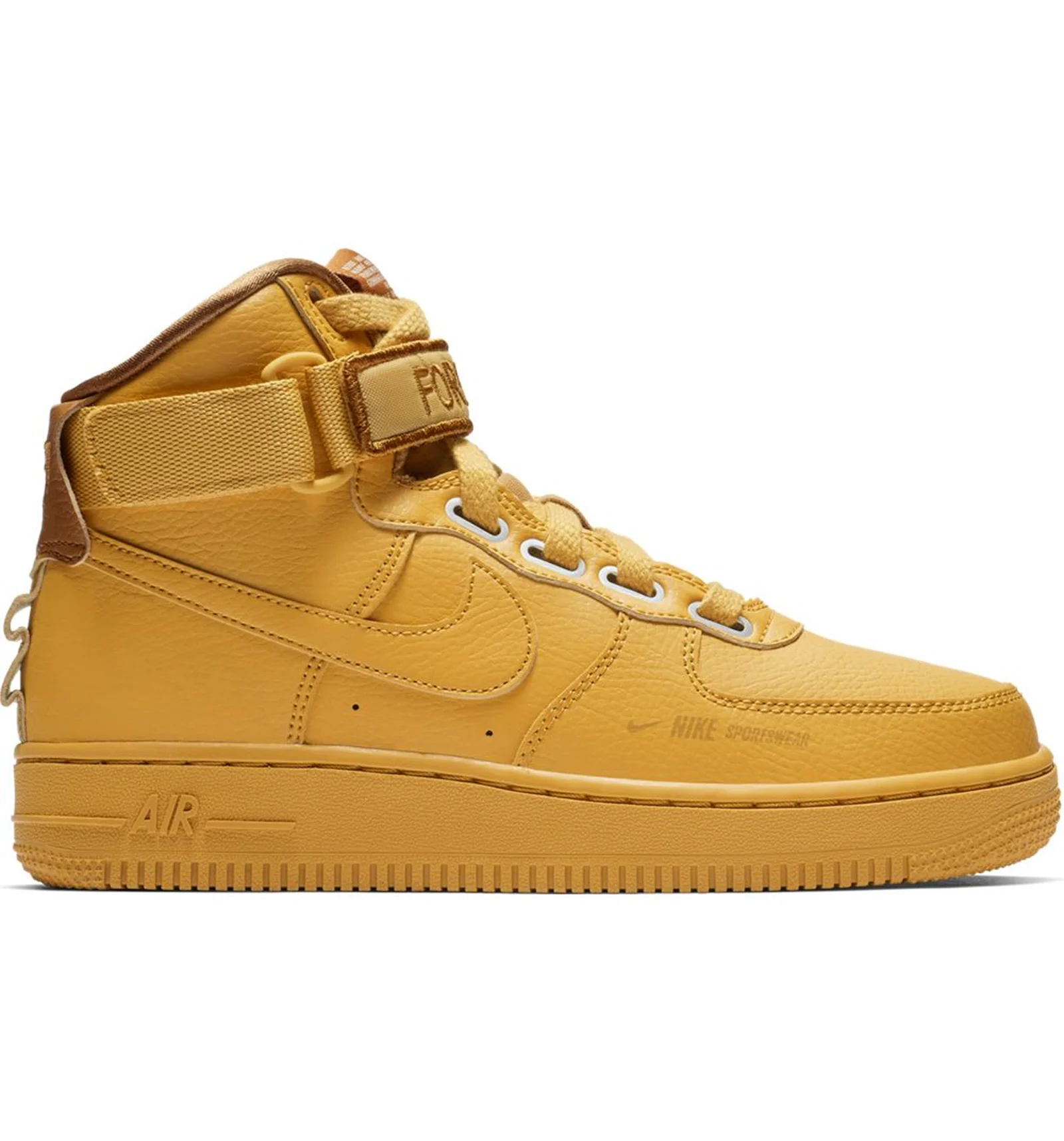 Gold nike top womens high tops
