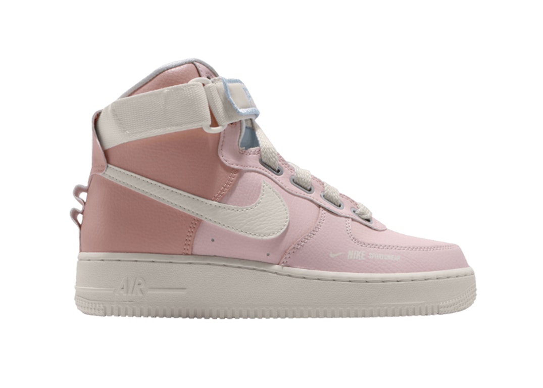 Pre-owned Nike Air Force 1 High Utility “force Is Female” Echo Pink Sail (women's) In Echo Pink/sail-sail
