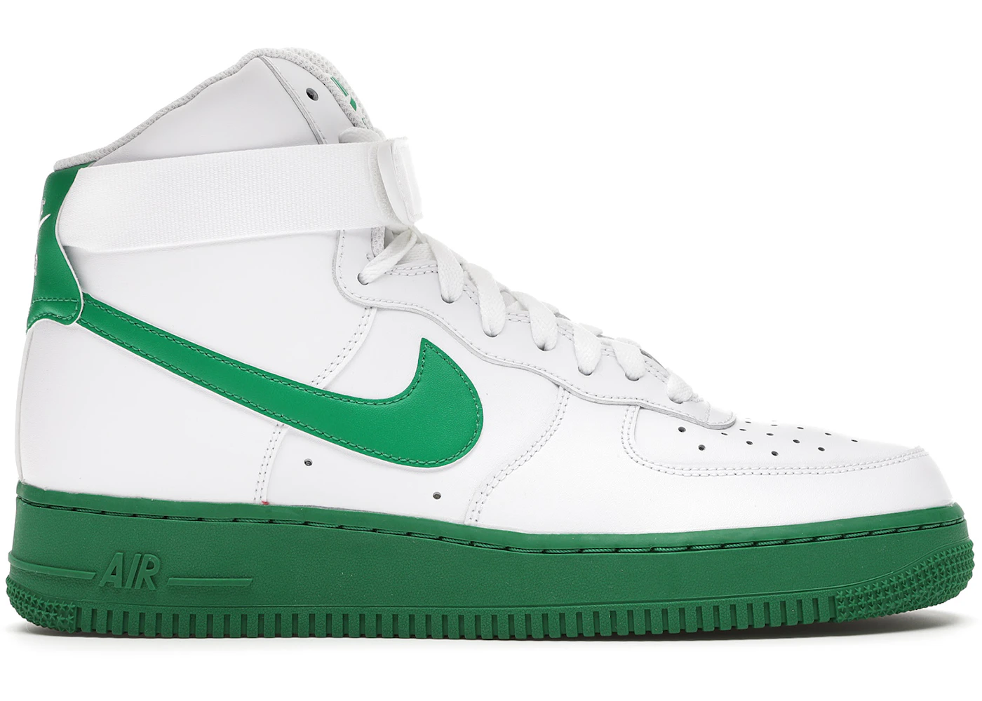 White Air All Green Af1 Nike Air Force High White Green Midsole Men's CK7794-100 US