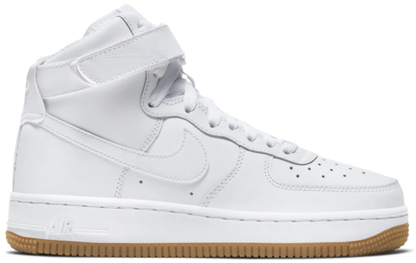 I fare affjedring madras Nike Air Force 1 High White Gum (GS) Kids' - DH1058-100 - US