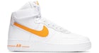 Nike Air Force 1 Hoch Weiß Universität Gold