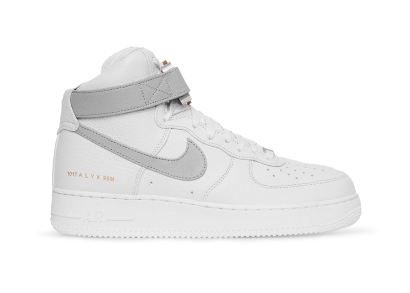 nike air force 1 high white grey