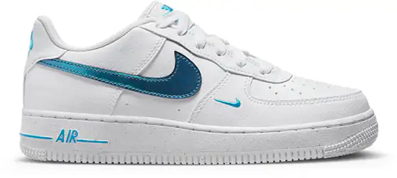 Nike Air Force 1 Low Impact Next Nature Double Swoosh White Black Blue ...