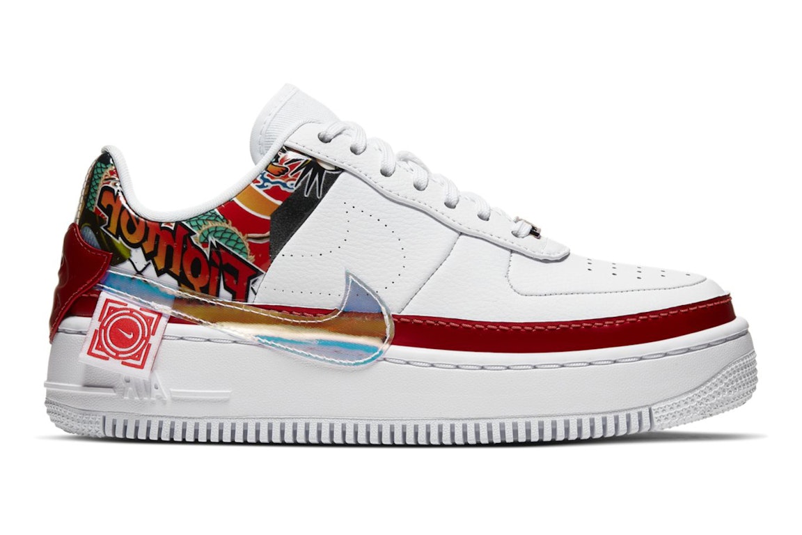 Pre-owned Nike Air Force 1 Jester Xx Fiba China Exclusive (2019) (women's) In White/red/multi
