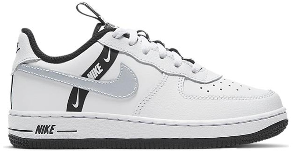 Nike Air Force 1 GS Ksa White Black - Size 6 Kids