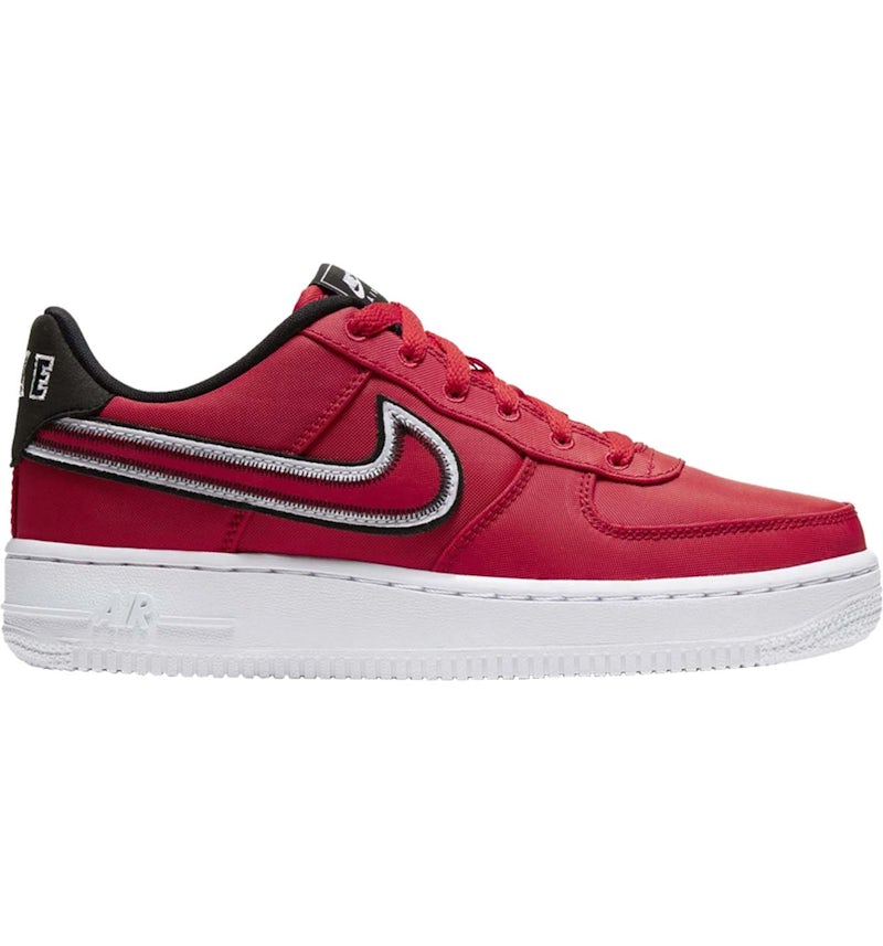 Team Red Air Force Nere Rosse E Bianche Nike Air Force Bassa LV8