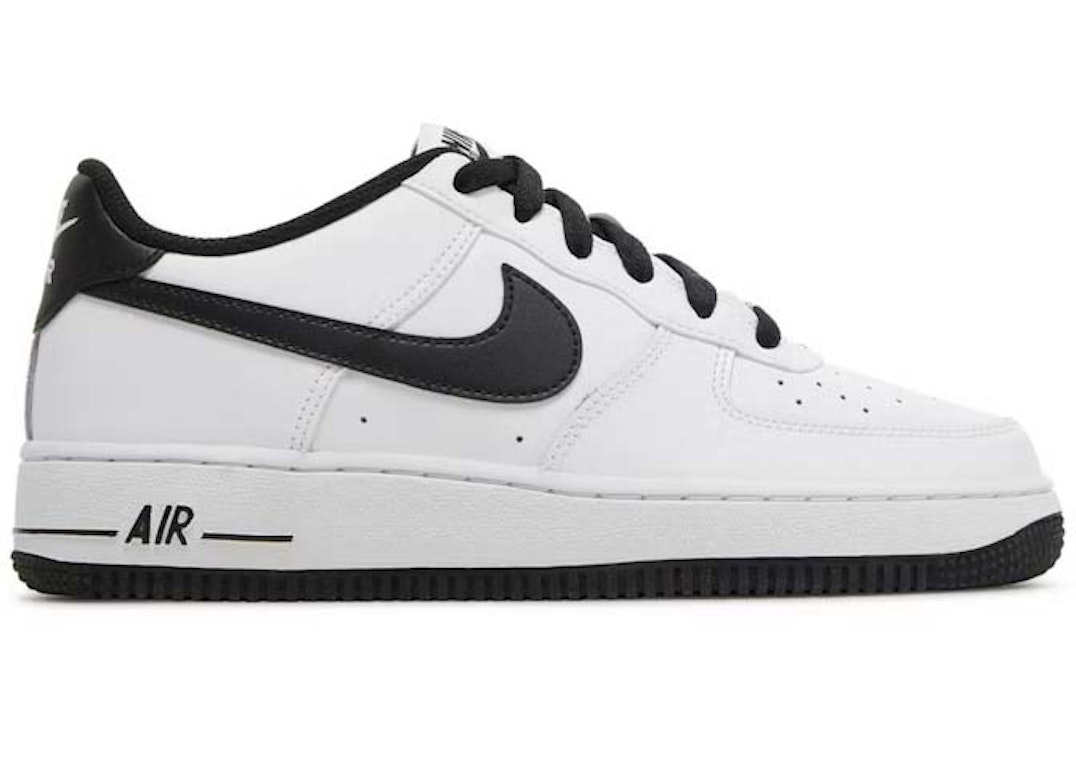 Pre-owned Nike Air Force 1 Low '06 White Black (gs) In White/white/black