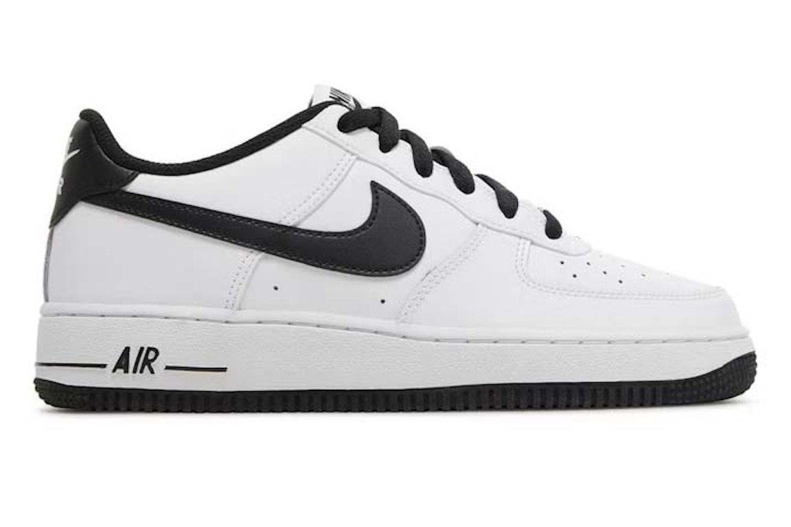 Pre-owned Nike Air Force 1 Low '06 White Black (gs) In White/white/black