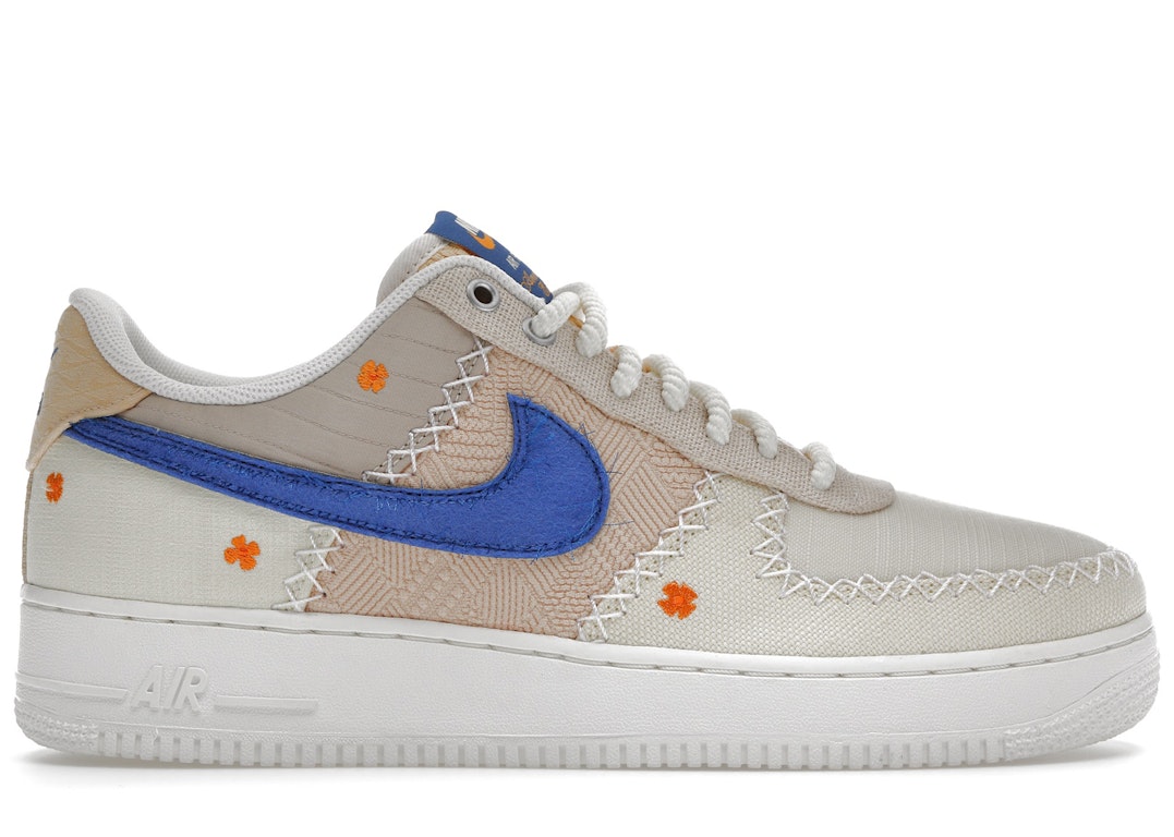 Pre-owned Nike Air Force 1 Low '07 40th Anniversary Edition La Flea In Sail/coconut Milk/white Onyx