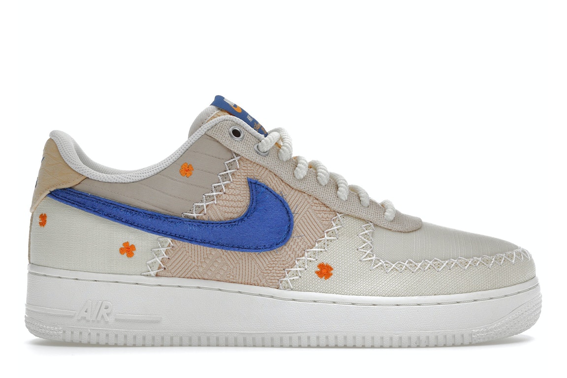 Pre-owned Nike Air Force 1 Low '07 40th Anniversary Edition La Flea In Sail/coconut Milk/white Onyx