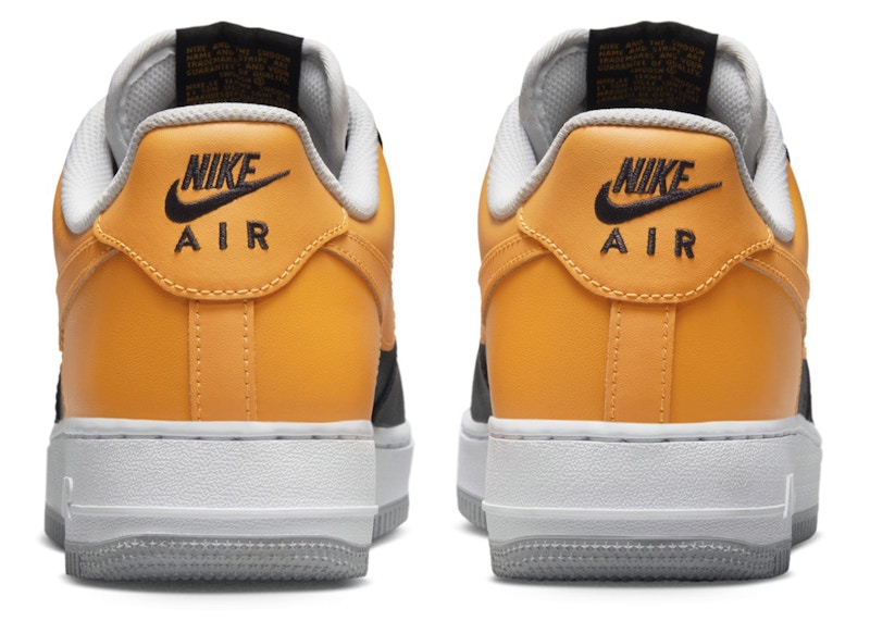 Nike Air Force 1 Low '07 Black Kumquat Light Smoke Grey Men's FB7162