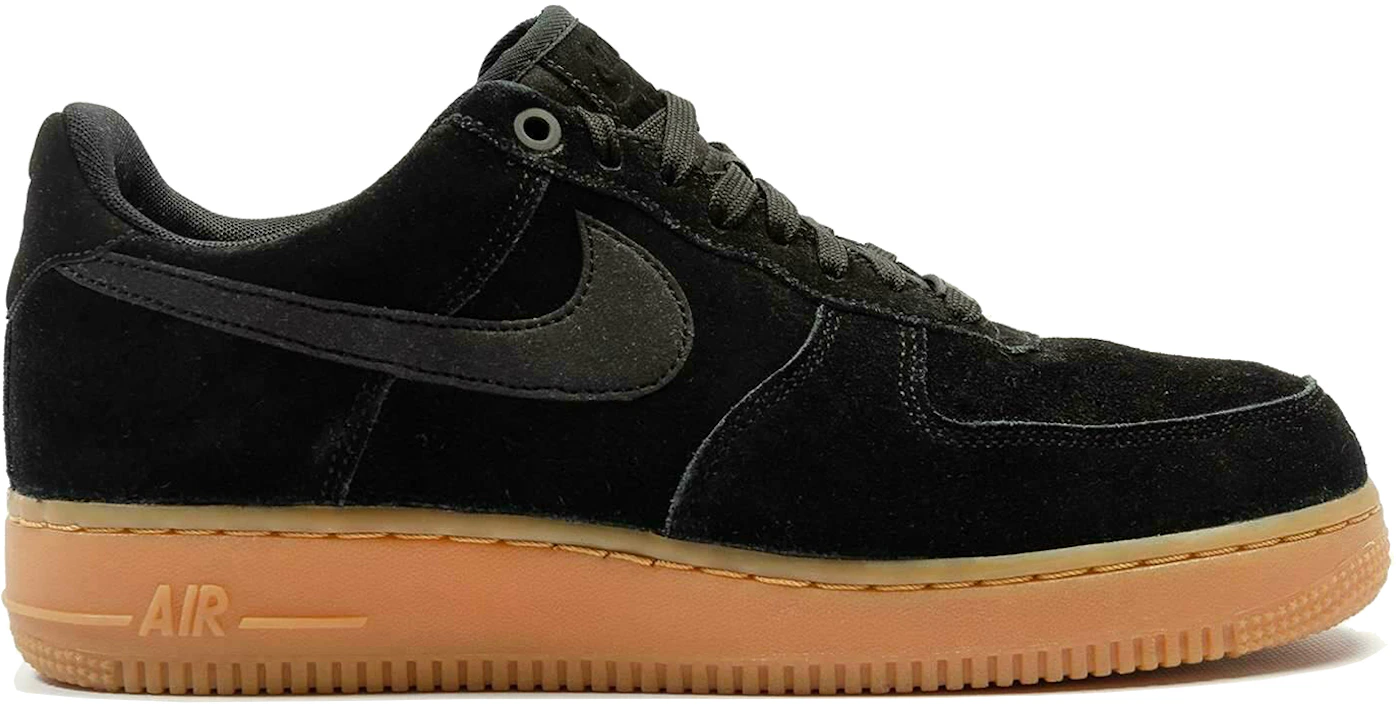 Available Now: Nike Air Force 1 Low Triple Black Suede Leather •