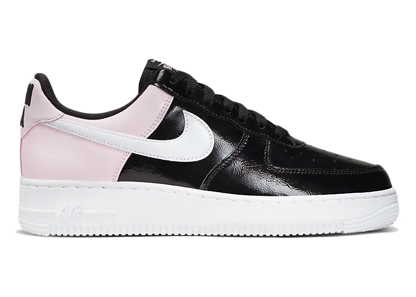pink and black air force 1s