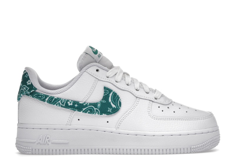 Nike Air Force 1 Low '07 Essential White Green Paisley (Women's ...