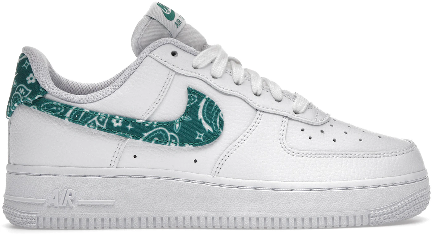 Becks Tiza Competitivo Nike Air Force 1 Low '07 Essential White Green Paisley (Women's) -  DH4406-102 - US